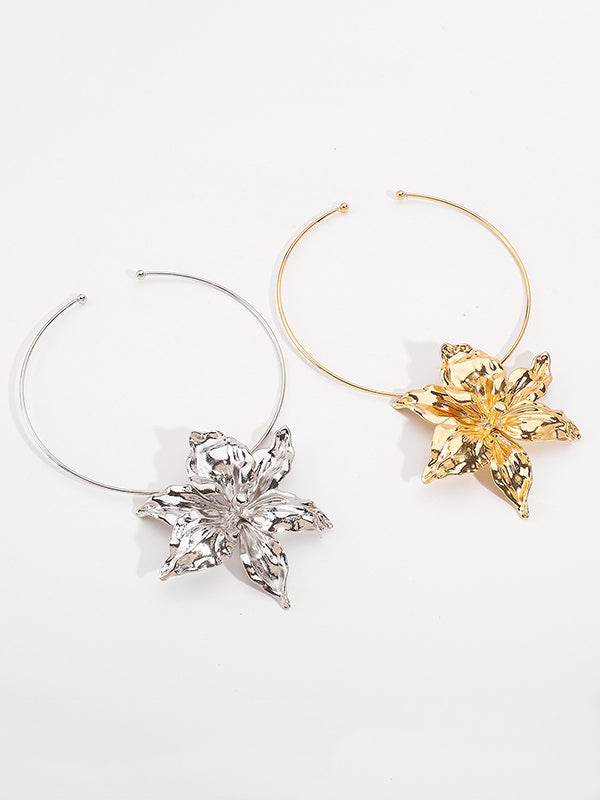 Collier en forme de fleur