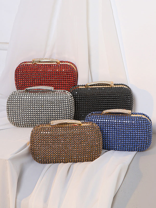Sac à main à chaîne, à strass