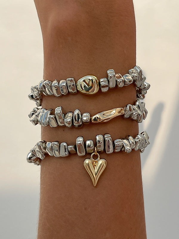 Accessoires de bracelet géométrique 3 pièces