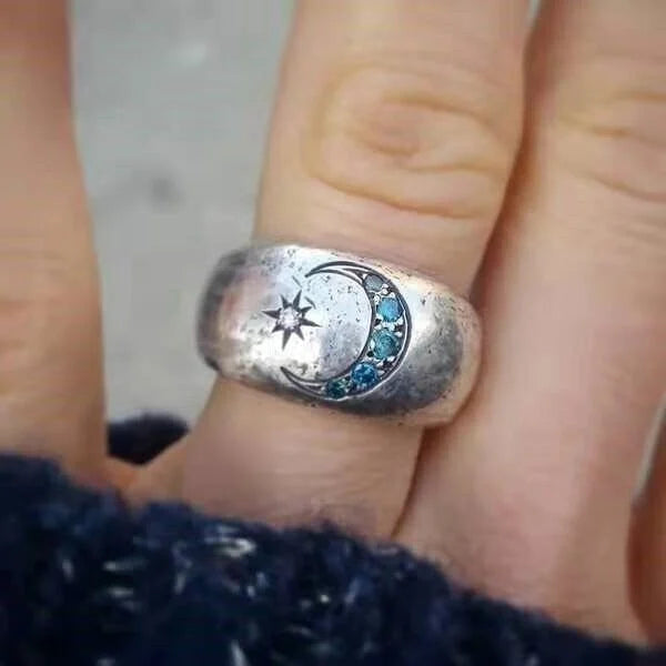 Bague Étoile-Lune