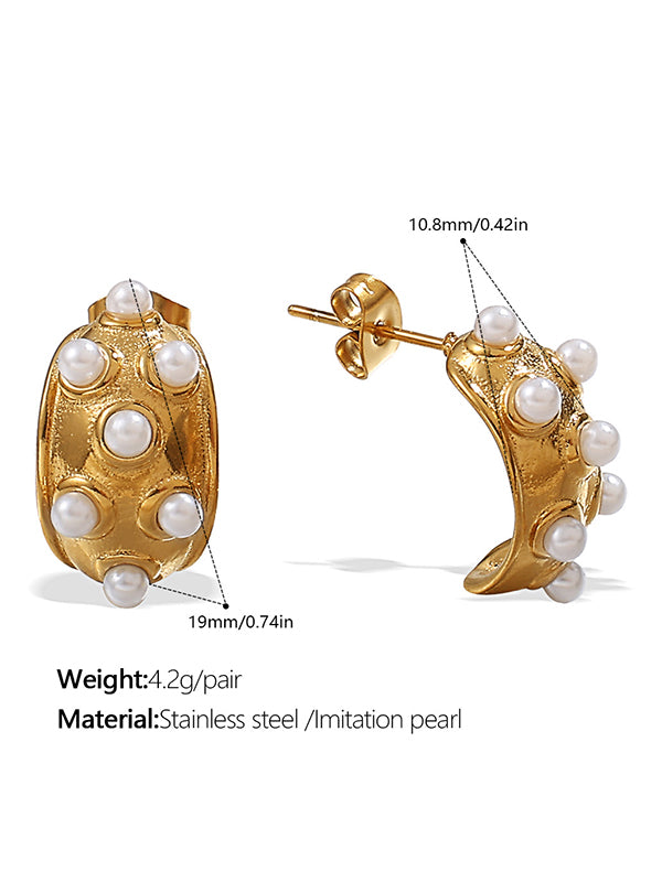Boucles d'oreilles pendantes géométriques