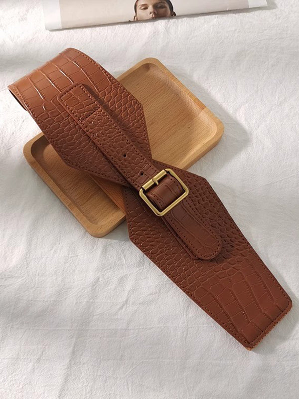 Boucle de ceinture Ceintures de taille géométriques à empiècements & Poignets de cuisse