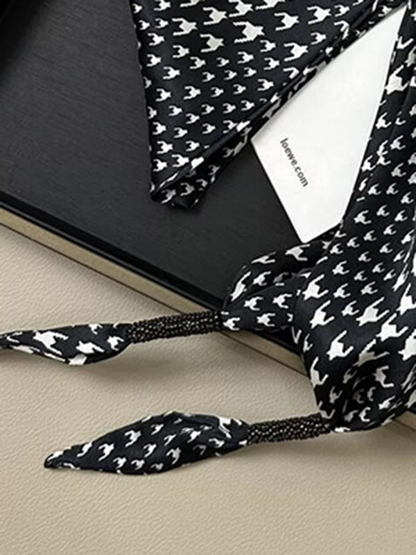 Foulards pied-de-poule