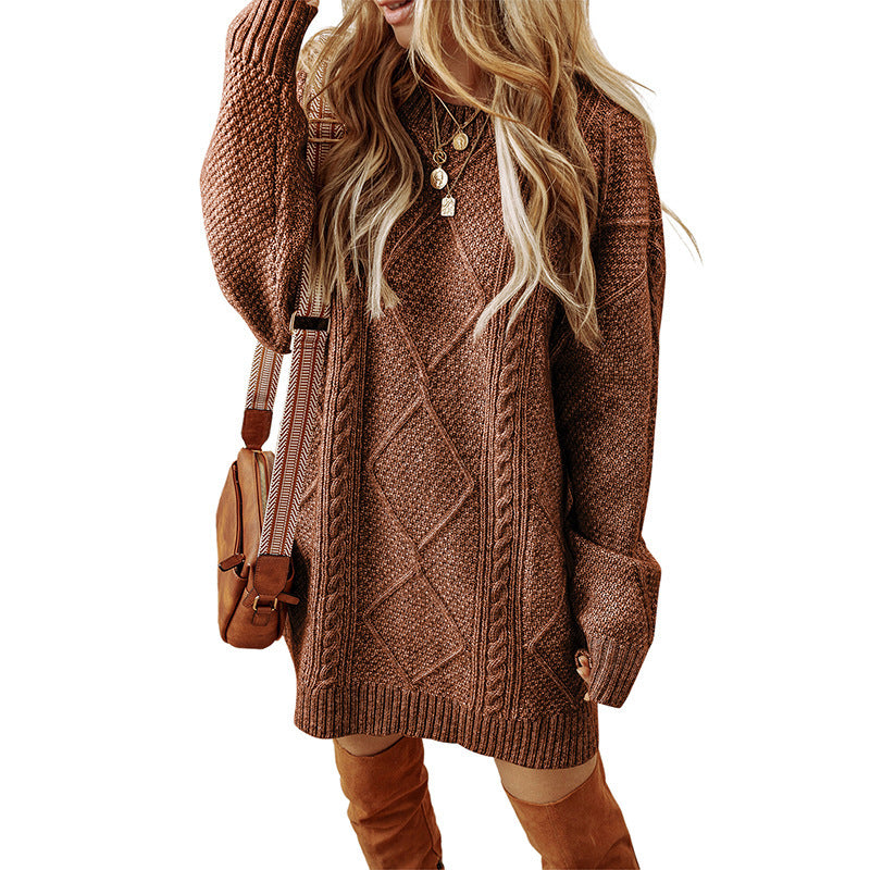 Vera | Robe en tricot d'hiver pour femmes, décontractée et élégante