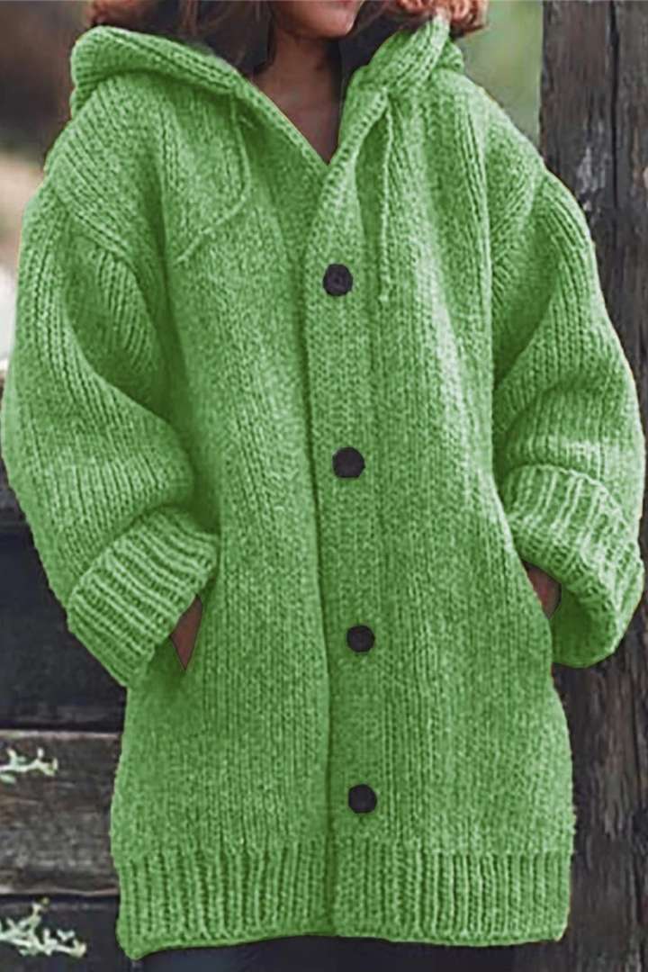 Long gilet pour femmes avec capuche | Chaud