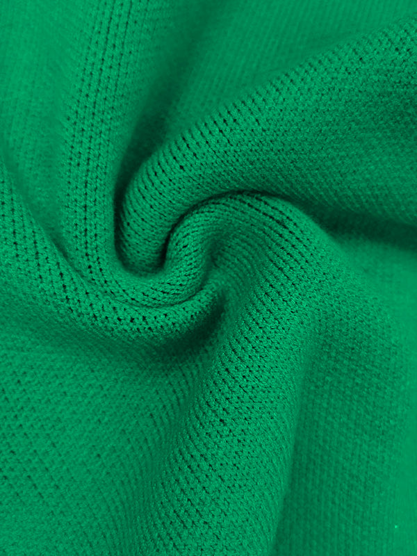 Pantalon ample taille haute, couleur contrastée