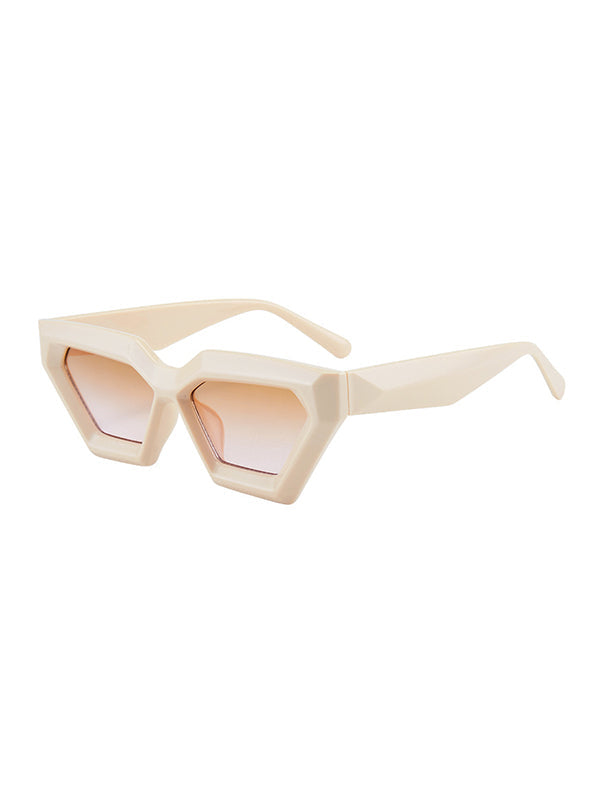 Lunettes de soleil géométriques anti-UV