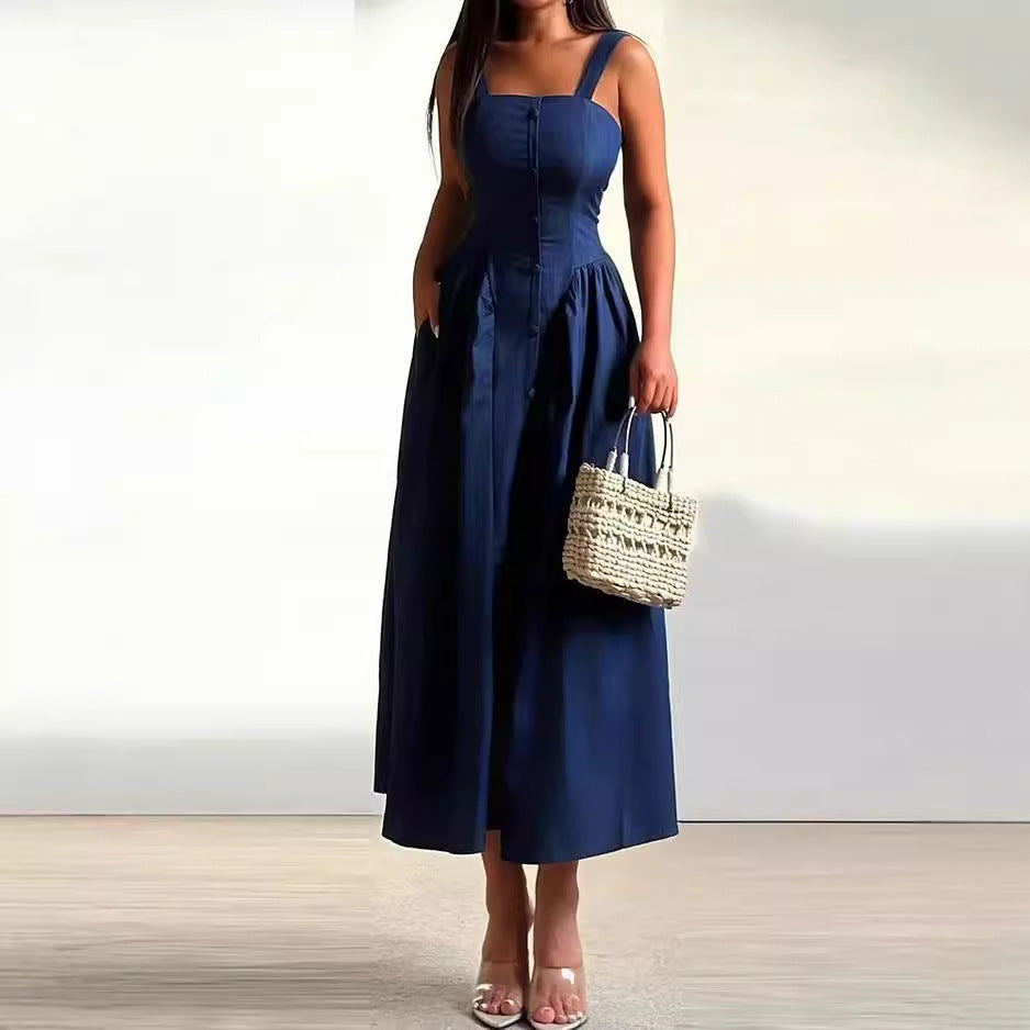 Valeria - Robe midi avec corset