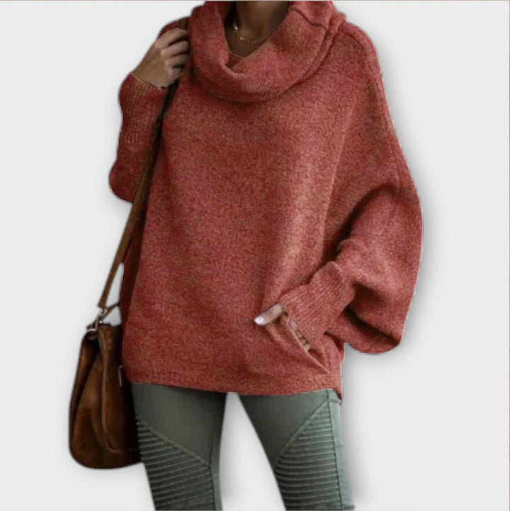 Lea | Pull en tricot élégant pour femmes en écaille de tortue