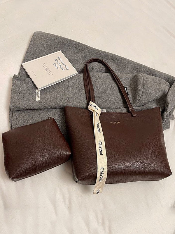 Sac fourre-tout Normcore de couleur unie