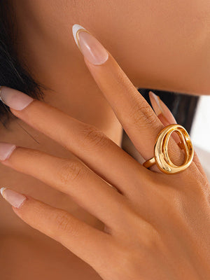 Bague géométrique
