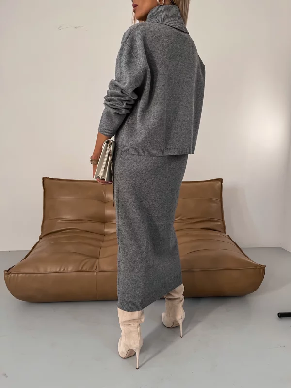 Nicole | Ensemble en tricot d'hiver pour femmes
