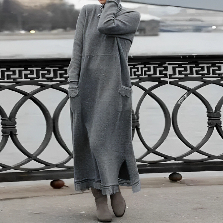 Amara - Robe longue en tricot pour femmes