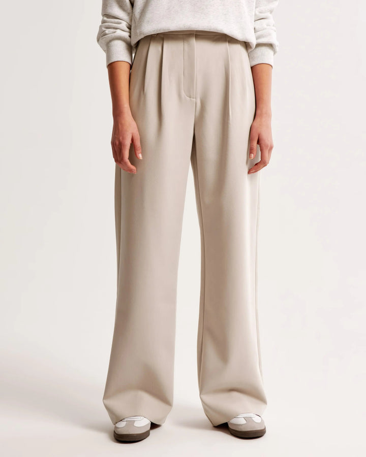 Pantalon Long à Taille Haute pour Femmes