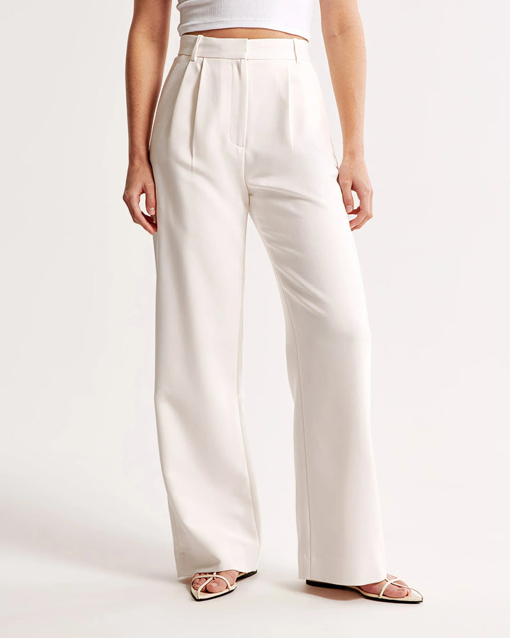 Pantalon Long à Taille Haute pour Femmes