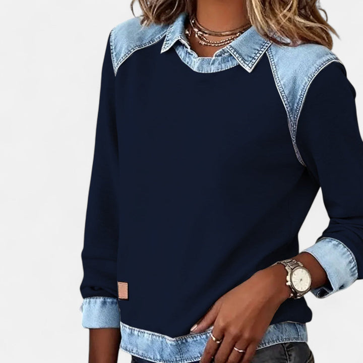 Lina | T-shirt à manches longues pour femmes moderne et chic