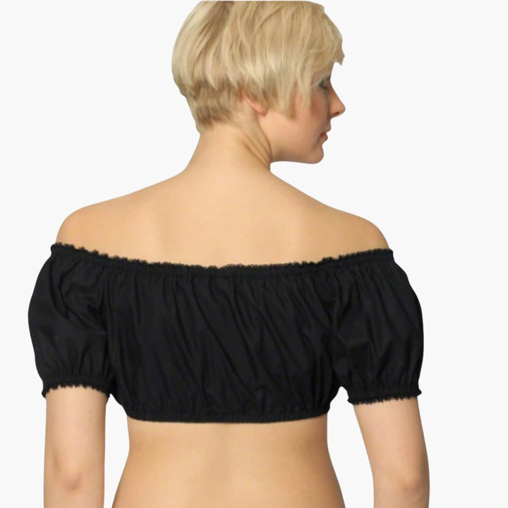 Blouse Dirndl Off-Shoulder pour Femmes - Oktoberfest 2025