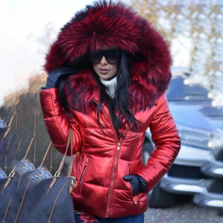 Honor | Manteau pour femmes élégant doublé en fausse fourrure