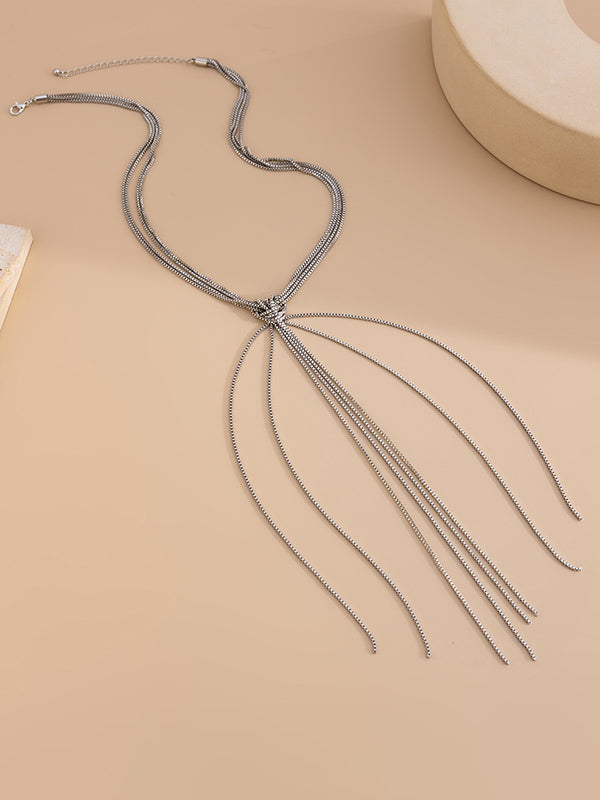 Collier à pompons
