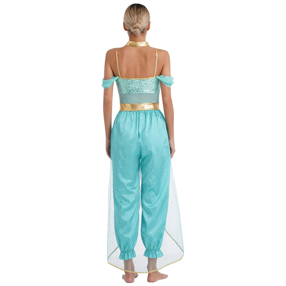 Combinaison Halloween Fantasy Femme | Sans Épaules en Style Harem