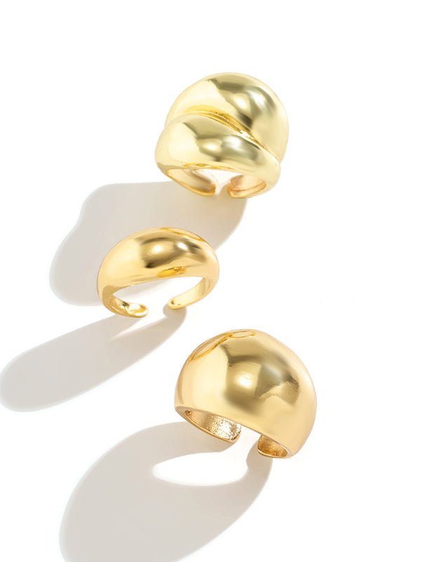 Bague réglable géométrique