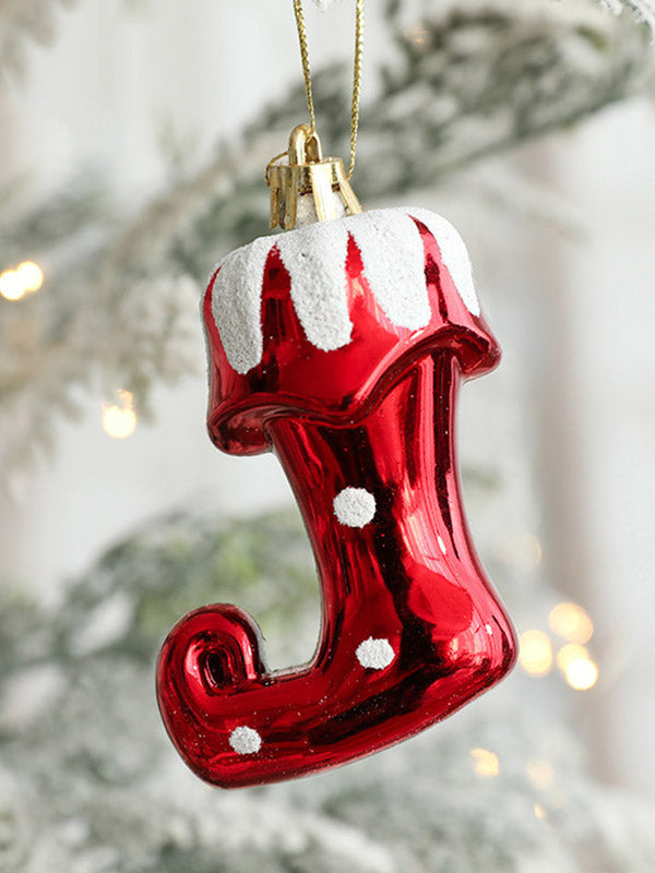 2 pièces nouveau bonhomme de neige maison crème glacée noël arbre décorations pendentif