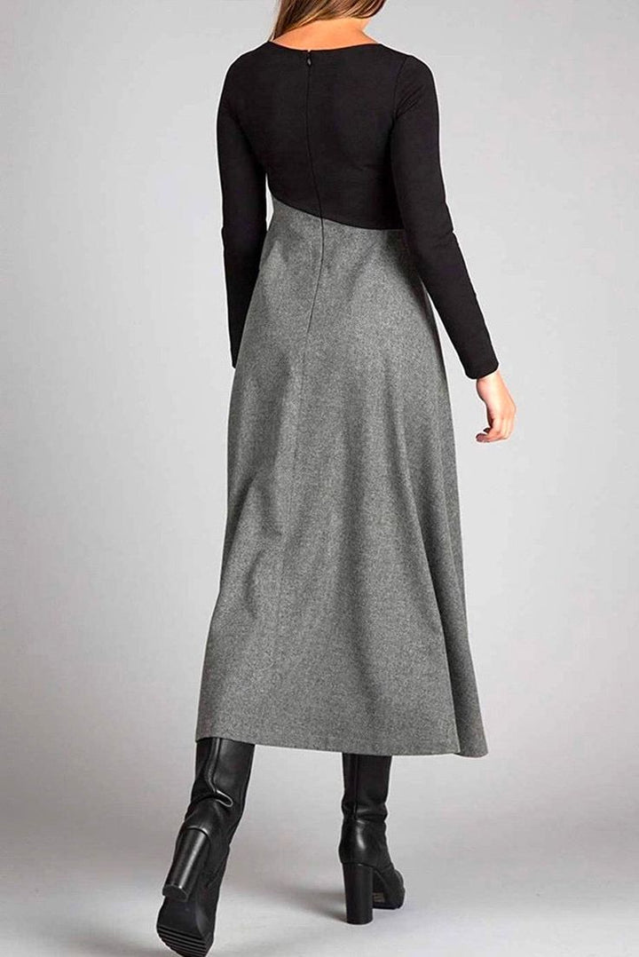 Celine - Robe maxi élégante avec plissé
