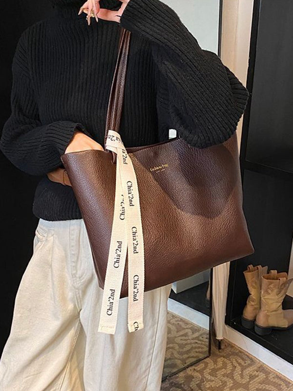 Sac fourre-tout Normcore de couleur unie