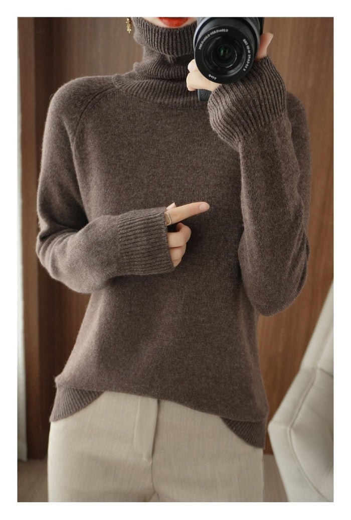 Pull en cachemire doux, confortable et élégant pour femmes