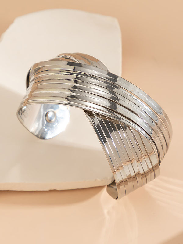 Bracelet géométrique couleur unie