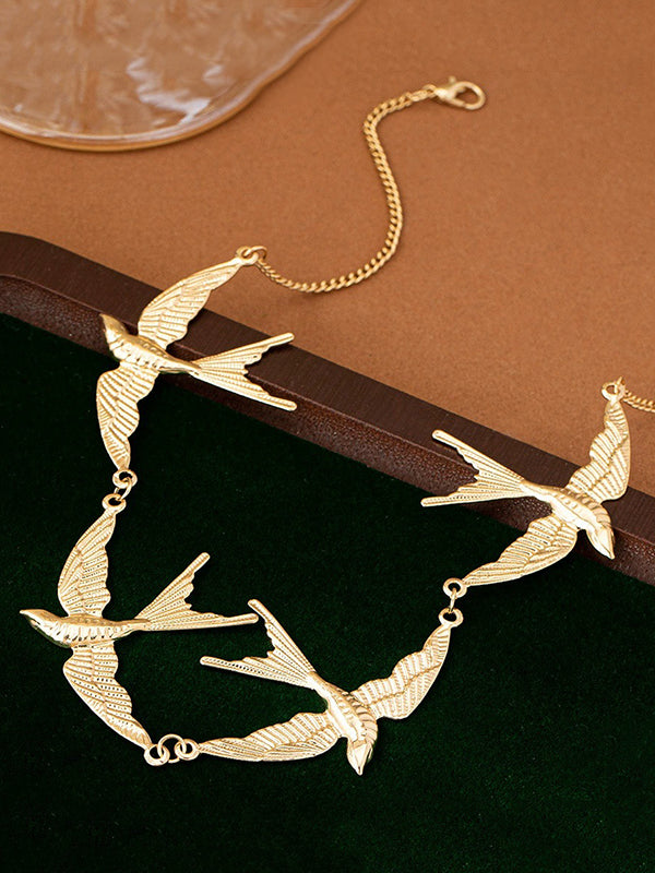 Collier géométrique en forme d'animal