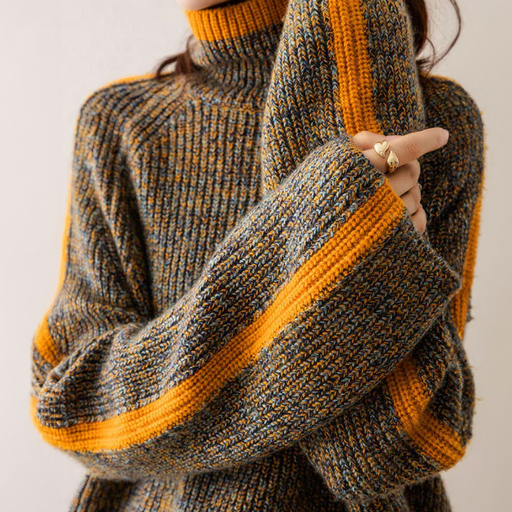 Serena | Pull à col roulé en tricot luxueusement doux pour femmes