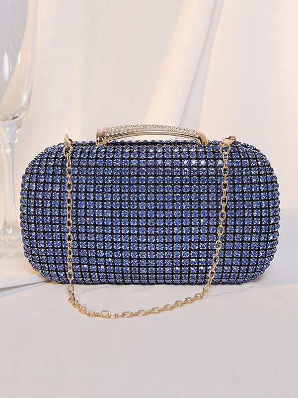 Sac à main à chaîne, à strass