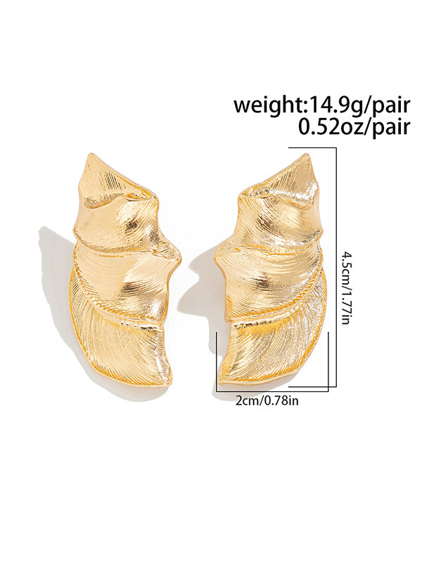 Boucles d'oreilles pendantes géométriques normcore