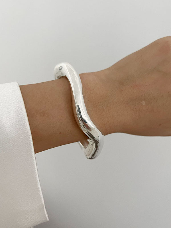 Bracelet géométrique couleur unie