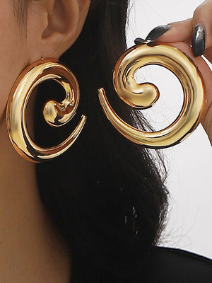 Boucles d'oreilles pendantes géométriques