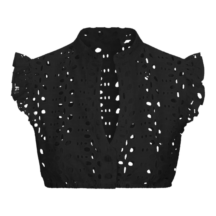 Blouse Dirndl Femme Noire Oktoberfest
