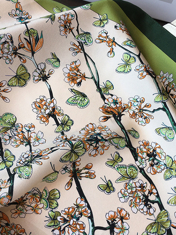 Écharpe à imprimé floral