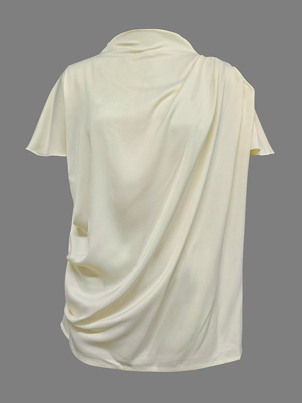 T-shirt urbain à manches courtes, couleur unie