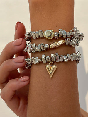 Accessoires de bracelet géométrique 3 pièces