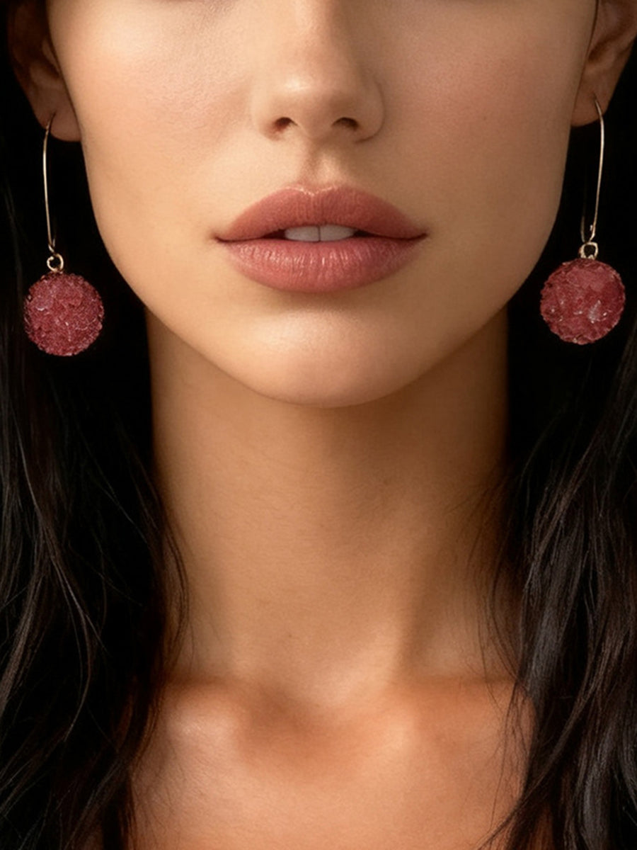 Boucles d'oreilles géométriques en forme de goutte