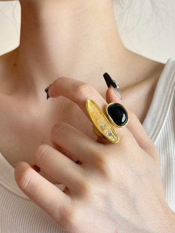 Bague géométrique