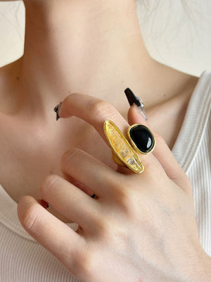 Bague géométrique