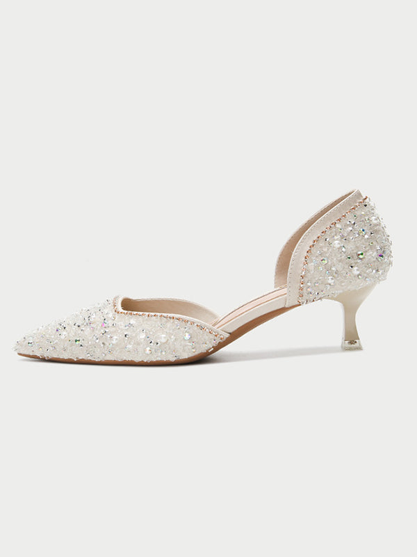 Escarpins brillants à strass