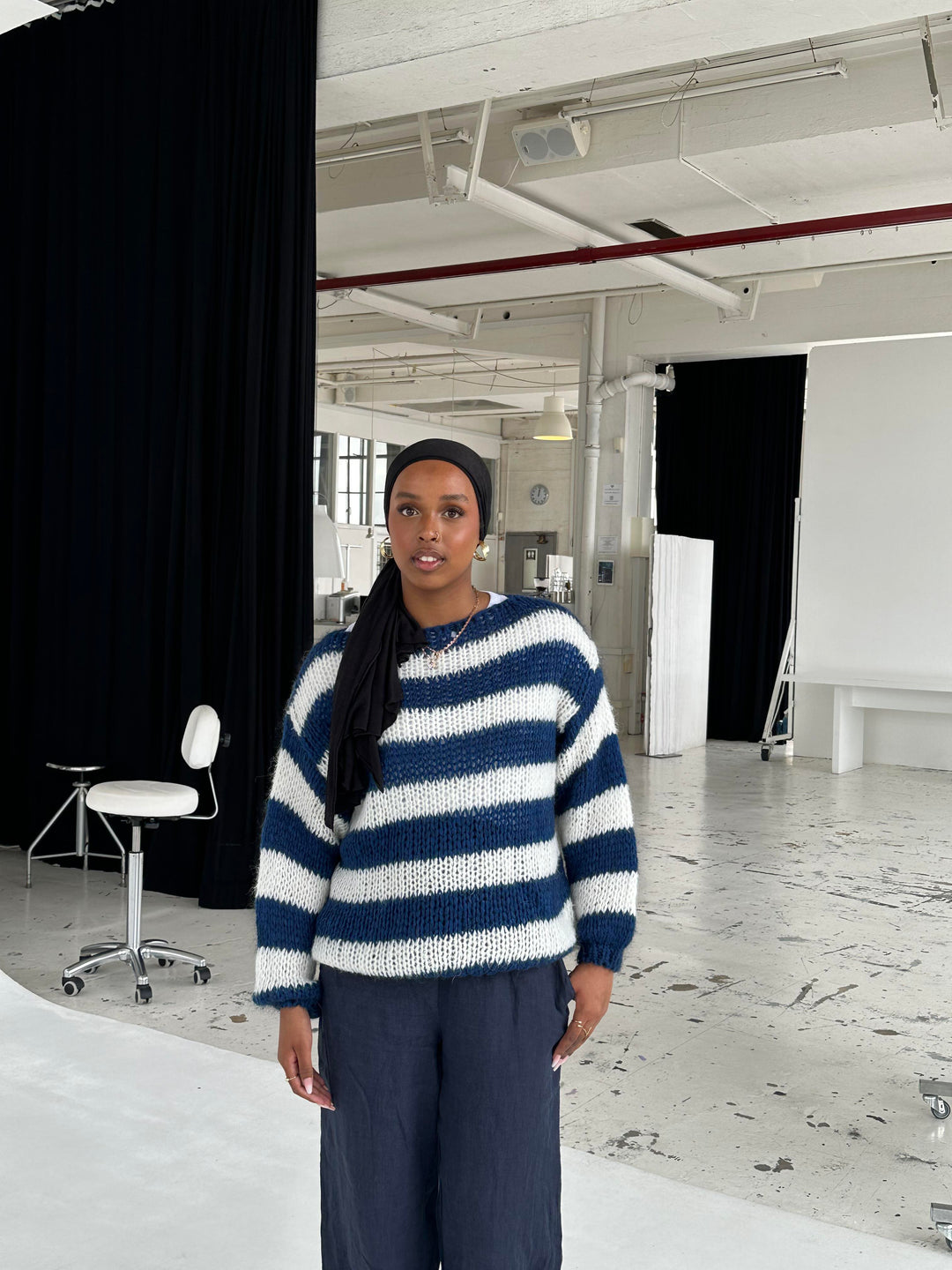 Alina | Pull en tricot rayé décontracté pour femmes