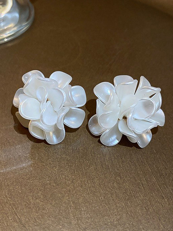 Boucles d'oreilles en forme de fleur