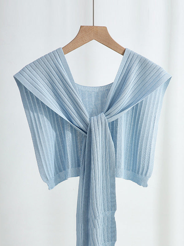 Écharpe décontractée en tricot