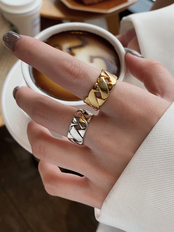 Bague géométrique