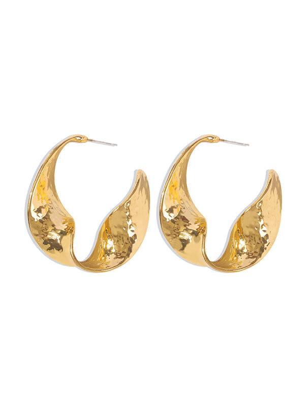 Boucles d'oreilles pendantes géométriques