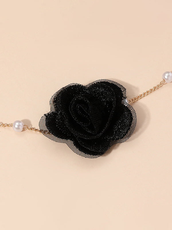 Collier à fleurs en 3D